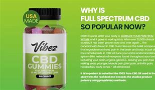 Image result for Vibez CBD Gummies 40 Count 25 Mg