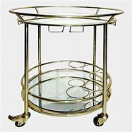 Image result for Small Rolling Bar Cart