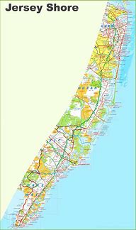 Image result for New Jersey Beach Map