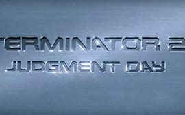 Image result for Terminator 2 Judgement Day Logo