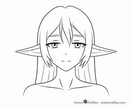 Image result for How to Draw Anime Elf Ears