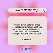 Image result for Quote of the Day Template