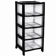 Image result for Plastic Tower Storage Drawers