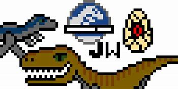 Image result for Jurassic Park Pixel Art