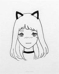 Image result for Simple Anime Girl Cartoon