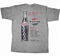 Image result for Pepsi Bottle Design T-Shirt