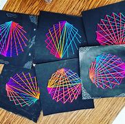 Image result for Wall Art Pins String