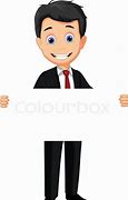 Image result for Cartoon Man Holding Sign