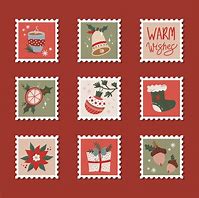 Image result for Christmas Card Stamps