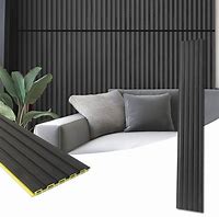 Image result for Black Wall Paneling