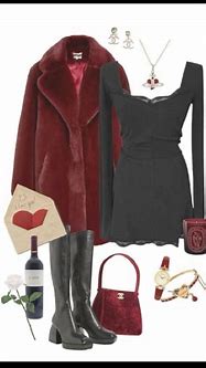 Image result for Red Outfit Inspo