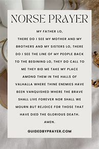 Image result for Norse Pagan Prayers