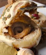 Image result for Cinnamon Roll Doughnut