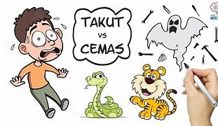 Image result for Gambar Kartun Takut