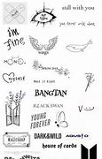 Image result for BTS with Tattoos