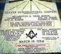 Image result for Denver Airport Time Capsule