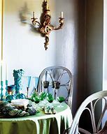 Image result for Blue and Green Dining Room