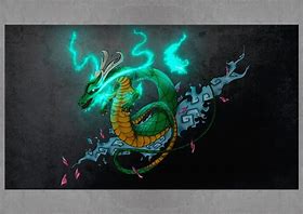 Image result for Neon Dragon Drawing