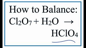 Image result for Dichlorine Heptoxide Uses