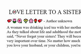 Image result for Letter to Sibling