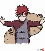 Image result for Naruto Gaara Drawings