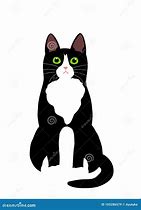 Image result for Black and White Female Cat Cartoon