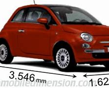 Image result for Width of Fiat 500