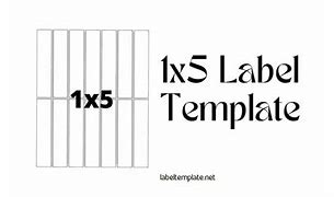 Image result for 1 X 5 Labels