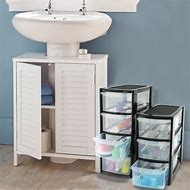 Image result for Plastic Tower Storage Drawers