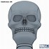 Image result for Human Skull 3D Model Wireframe Abstract