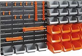 Image result for Wall Storage Bins