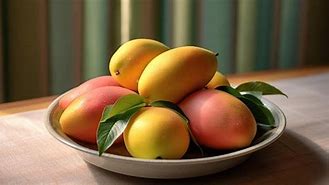 Image result for Mango Fruit Plate Arranged as a Sunflower