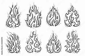 Image result for Fire Sketch