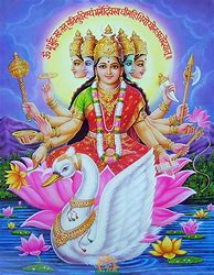 Image result for Gayatri Mata Images