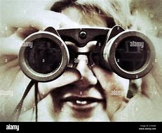 Image result for Looking through Binoculars