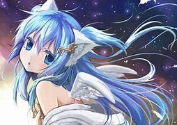 Image result for Blue Hair Magic Anime Girl