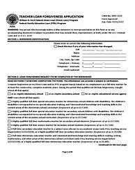 Image result for Blank Loan Forgiveness Form