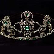 Image result for Emerald and Diamond Tiara