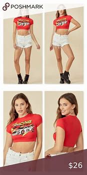 Image result for Speed Race Crop Top