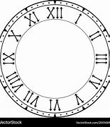 Image result for Roman Numeral Clock Faces without Hands