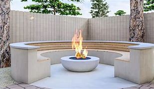 Image result for Fire Pit Sloped Backyard