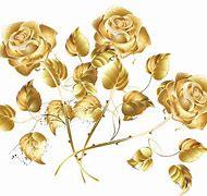 Image result for Gold Flowers Clip Art