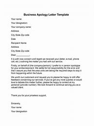 Image result for Organization Apology Letter