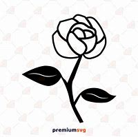 Image result for Silhouette Rose Flower SVG