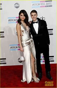 Image result for Justin Bieber and Selena Gomez Red Carpet