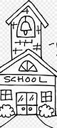 Image result for School Clip Art Black and White Outline