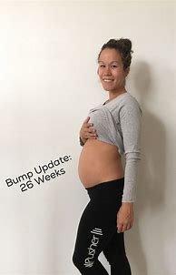 Image result for 26 Weeks Pregnant Bump