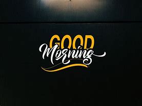 Image result for Good Morning Green Font Clip Art