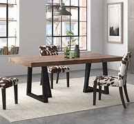 Image result for Industrial-Style Dining Table