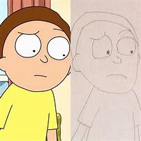 Image result for Rick and Morty Drawing